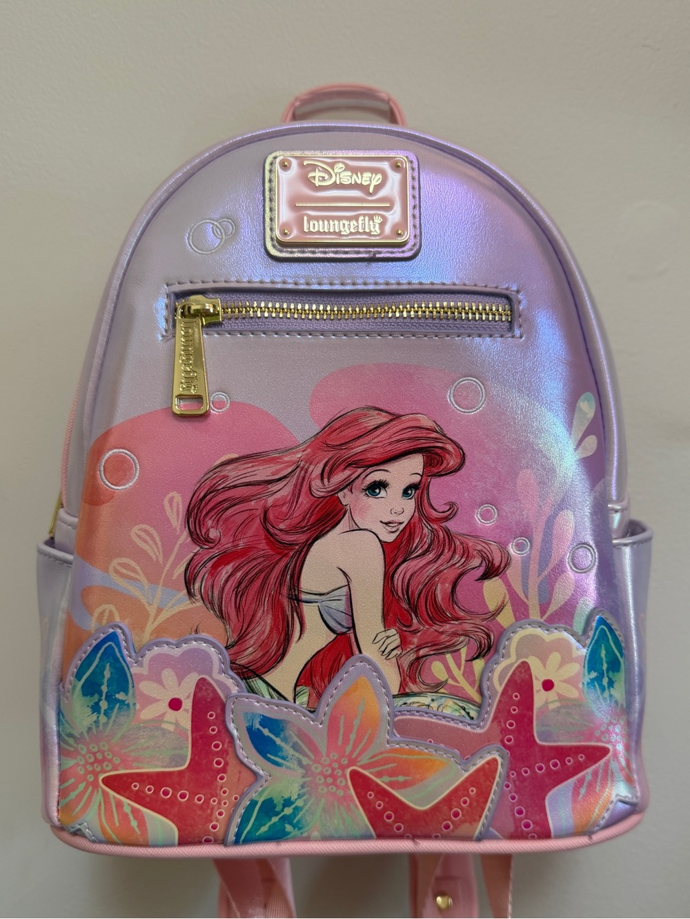 Loungefly x Disney Ariel Soft Floral Mini Backpack - UK Exclusive